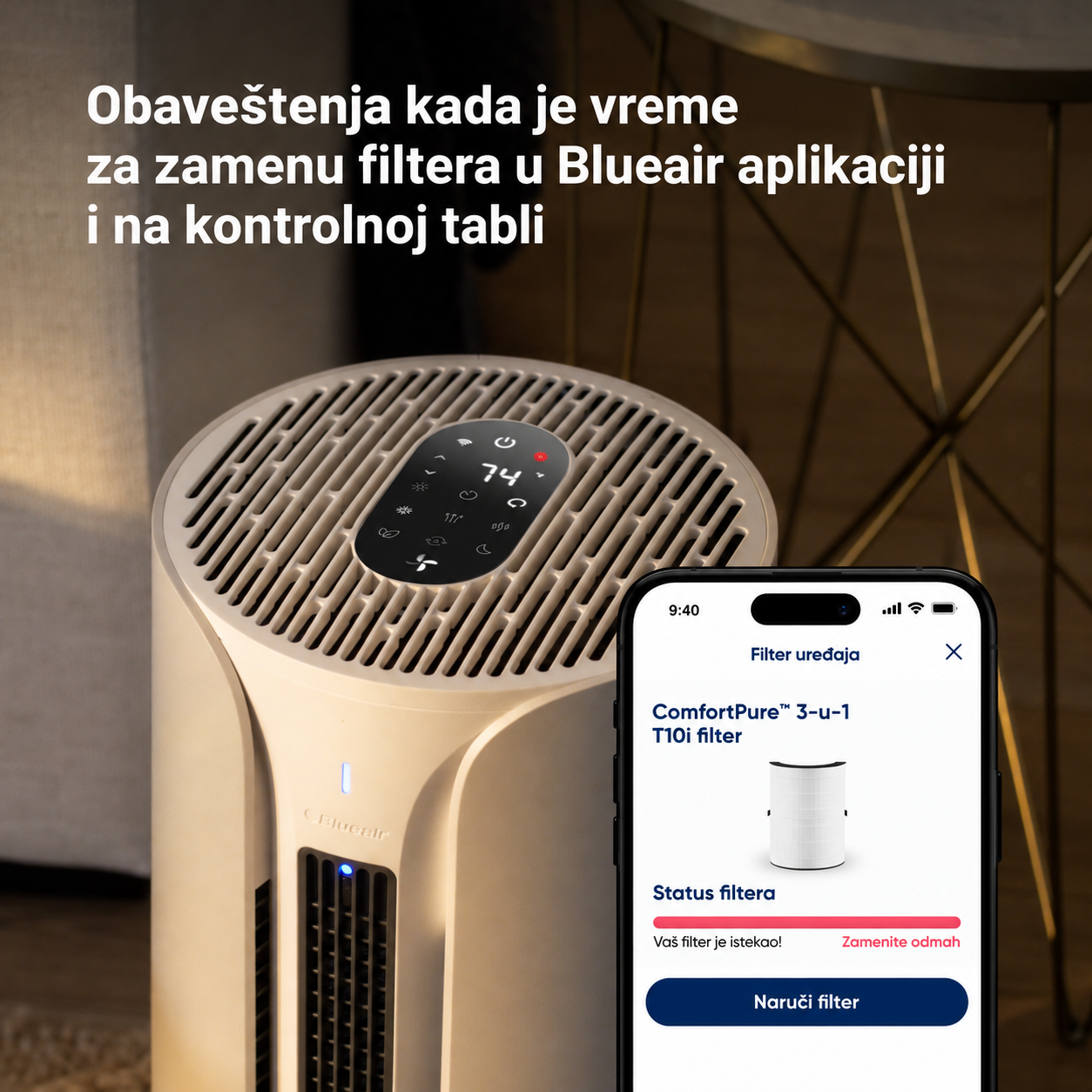 Blueair Comfort Pure 3in1 T10i Filter